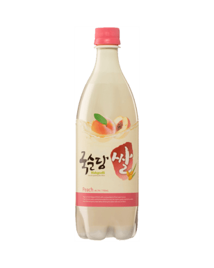 Kooksoondang Peach Makgeolli 750ml  Bottle