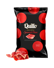 Quillo Spanish Ham Chips 130g  Pack