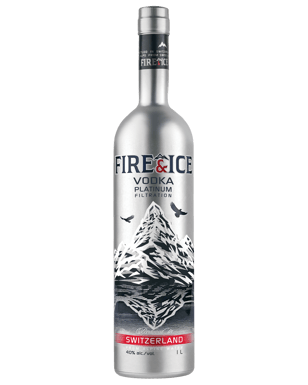 Fire & Ice Platinum Vodka 1l  Bottle