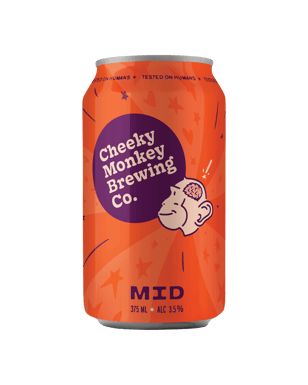 Cheeky Monkey Brewing Co Cheeky Mid 375ml  Can