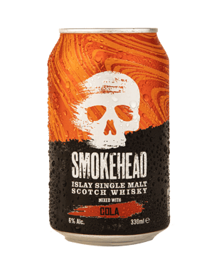 Smokehead Single Malt Whisky & Cola 330ml  Can