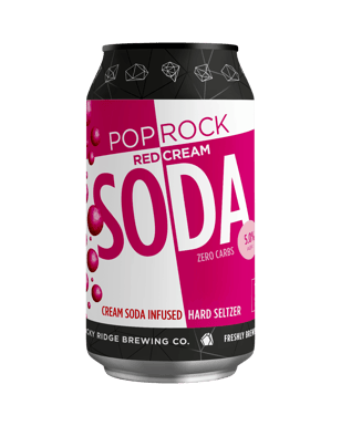Pop Rock Hard Seltzer Red Cream Soda Cans 375ml  Can