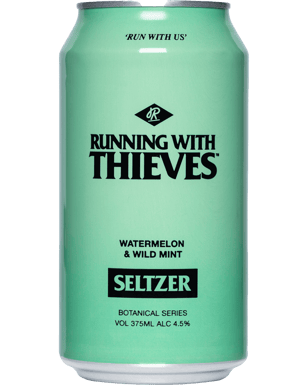 Buy Running With Thieves Watermelon & Wild Mint Seltzer Cans 375ml online  with (same-day FREE delivery*) in Australia at Everyday Low Prices: BWS