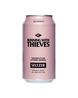 Running With Thieves Davidson Plum & Forest Berries Seltzer Cans 375ml  Can