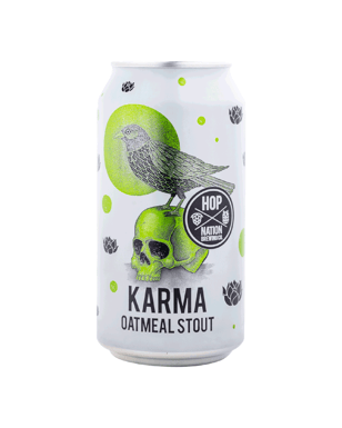 Hop Nation Karma Oatmeal Stout Can 375ml  Can