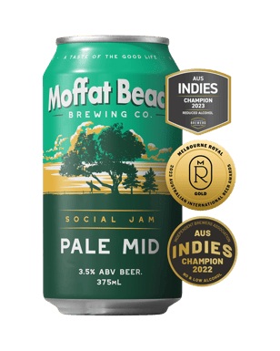 Moffat Beach Social Jam Pale Mid Cans 375ml  Can