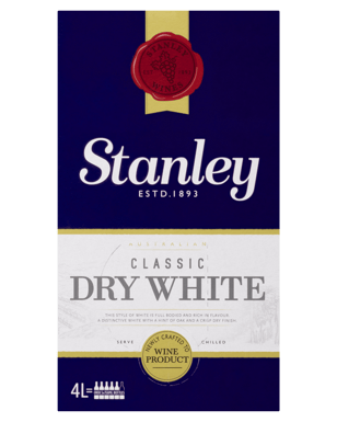 Stanley Classic Dry White Cask 4l  Each