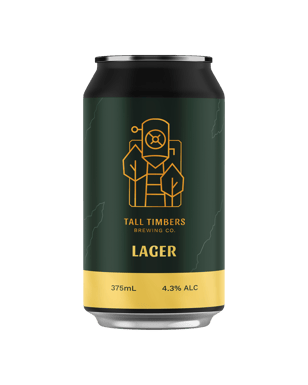 Tall Timbers Brewing Co Lager Cans 375ml  Can