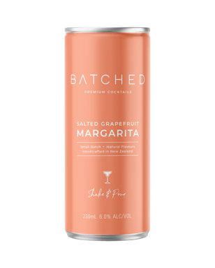 Batched Cocktails Grapefruit Margarita Can 230ml  Can