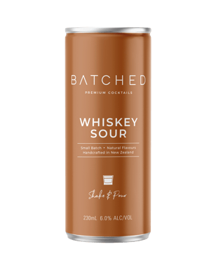 Batched Batched Cocktails Whisky Sour Can 230ml  Can