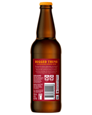 Rugged Thumb Ginger Beer Bottle 500ml  Bottle