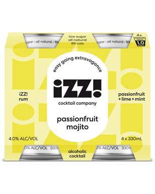 Izzi Cocktail Passionfruit Mojito Can 330ml  Can