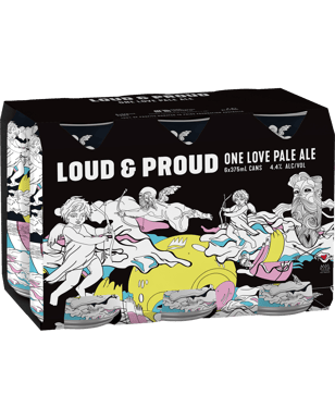 Loud & Proud One Love Pale Ale Cans 375ml  Can