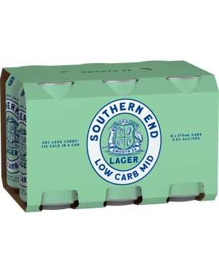 Southern End Mid Lager Can 375ml  Can