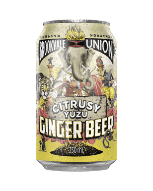Brookvale Union Citrusy Yuzu Ginger Beer Cans 330ml  Can