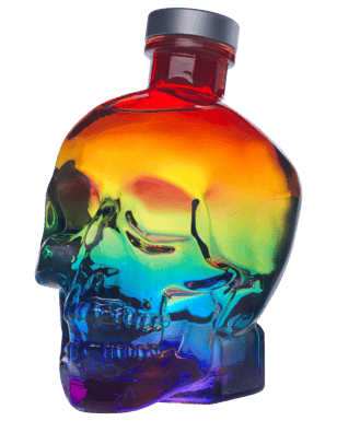 Crystal Head Pride Vodka 700ml  Bottle