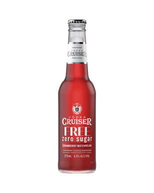 Vodka Cruiser Sugar Free Strawberry Watermelon 275ml  Bottle
