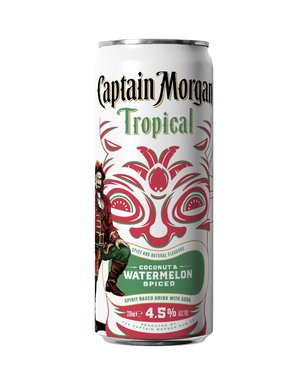 Captain Morgan Tropical Coconut & Watermelon Can 330ml  Can