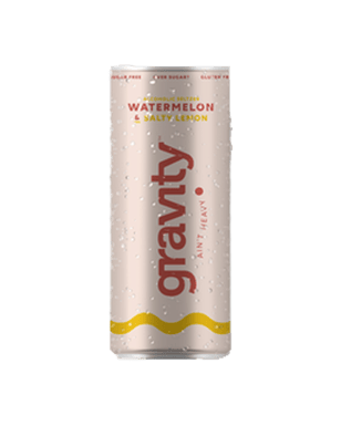 Gravity Seltzer Co. Watermelon & Salty Lemon Alcoholic Seltzer 330ml  Can