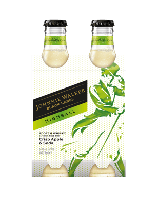 Johnnie Walker Highball Crisp Apple & Soda Bottle 275ml  Bottle