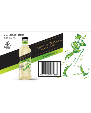 Johnnie Walker Highball Crisp Apple & Soda Bottle 275ml  Bottle