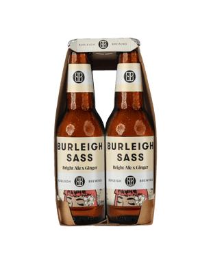 Burleigh Sass Ale X Ginger Bottle 330ml  Can