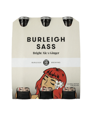 Burleigh Sass Ale X Ginger Bottle 330ml  Can