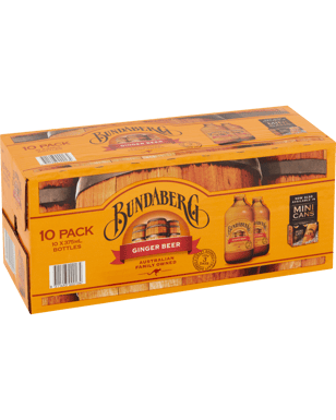 Bundaberg Ginger Beer 10 Pack 375ml  10 Pack