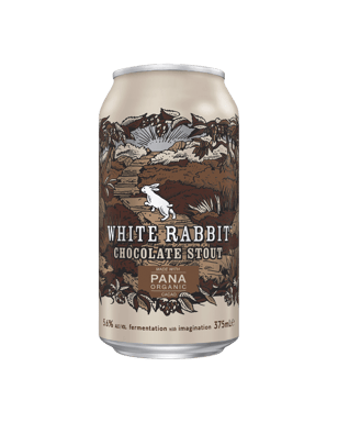 White Rabbit Pana Organic Choc Stout Cans 375ml  Can
