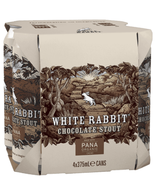 White Rabbit Pana Organic Choc Stout Cans 375ml  Can