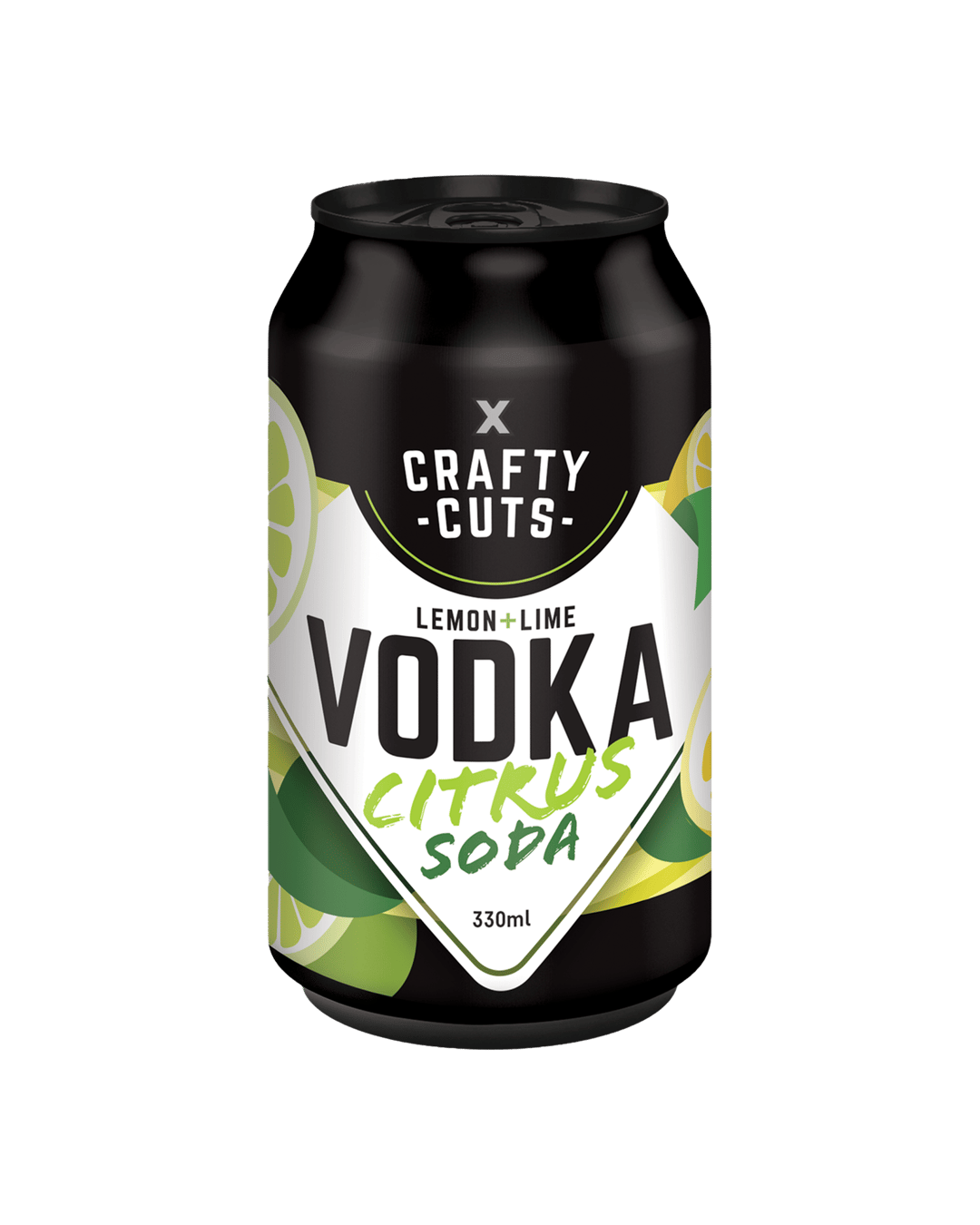 Little Rivers Brewing Co. Lemon + Lime Vodka Citrus Soda 330mL