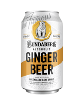 Bundaberg Alcoholic Ginger Beer Can 375ml  Can
