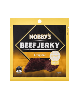 Nobby's Original Beef Jerky 25g  Each