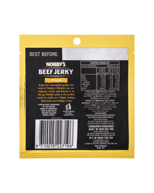 Nobby's Original Beef Jerky 25g  Each