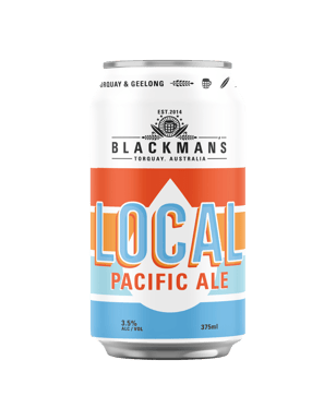 Blackman's Brewery Local Pcific Ale Can 375ml  Can