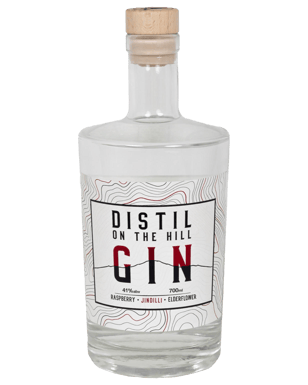 Distil On The Hill Raspberry Jindilli Elderflower Gin 700ml  Bottle