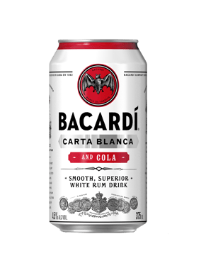 Bacardi Rum & Cola 375ml  Bottle