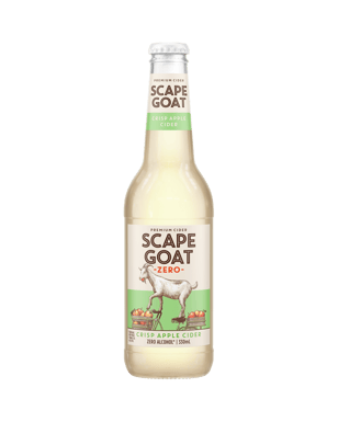 Scape Goat Zero Crisp Apple Cider Bottles 330ml  Bottle