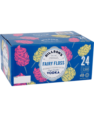 Billson's Vodka With Fairy Floss 355ml  Can