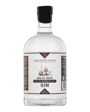 Lord Howe Island Distilling Co. Wolfe Rock Navy Strength Gin 500ml  Bottle