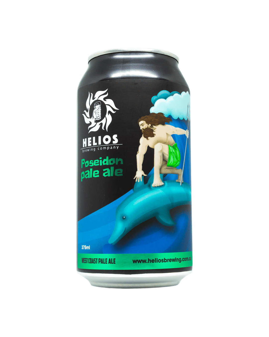 Helios Brewing Co. Poseidon Pale Ale Cans 375mL