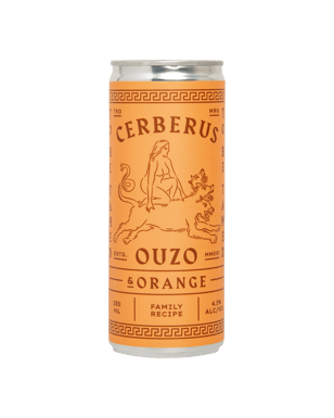 1946 Distilling Cerberus Ouzo And Orange Can 250ml  Can