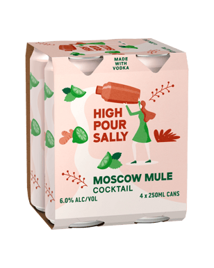 High Pour Sally Moscow Mule Can 250ml  Can