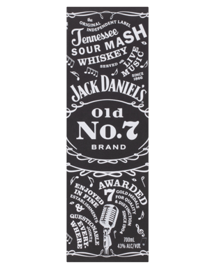 Jack Daniels Limited Edition Music Bottle 700ml  Bottle