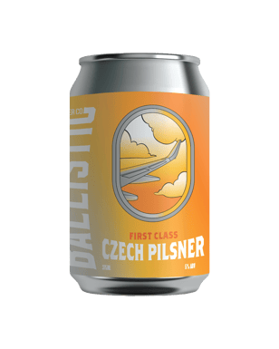 Ballistic First Class Czech Pilsner Cans 375ml  Can