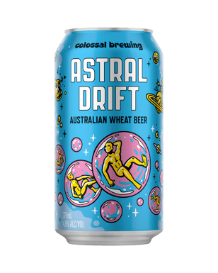 Colossal Brewing Astral Drift Wheat Beer Cans 375ml  Can