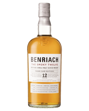 Benriach Smoky 12yo Single Malt Scotch Whisky 700ml  Bottle