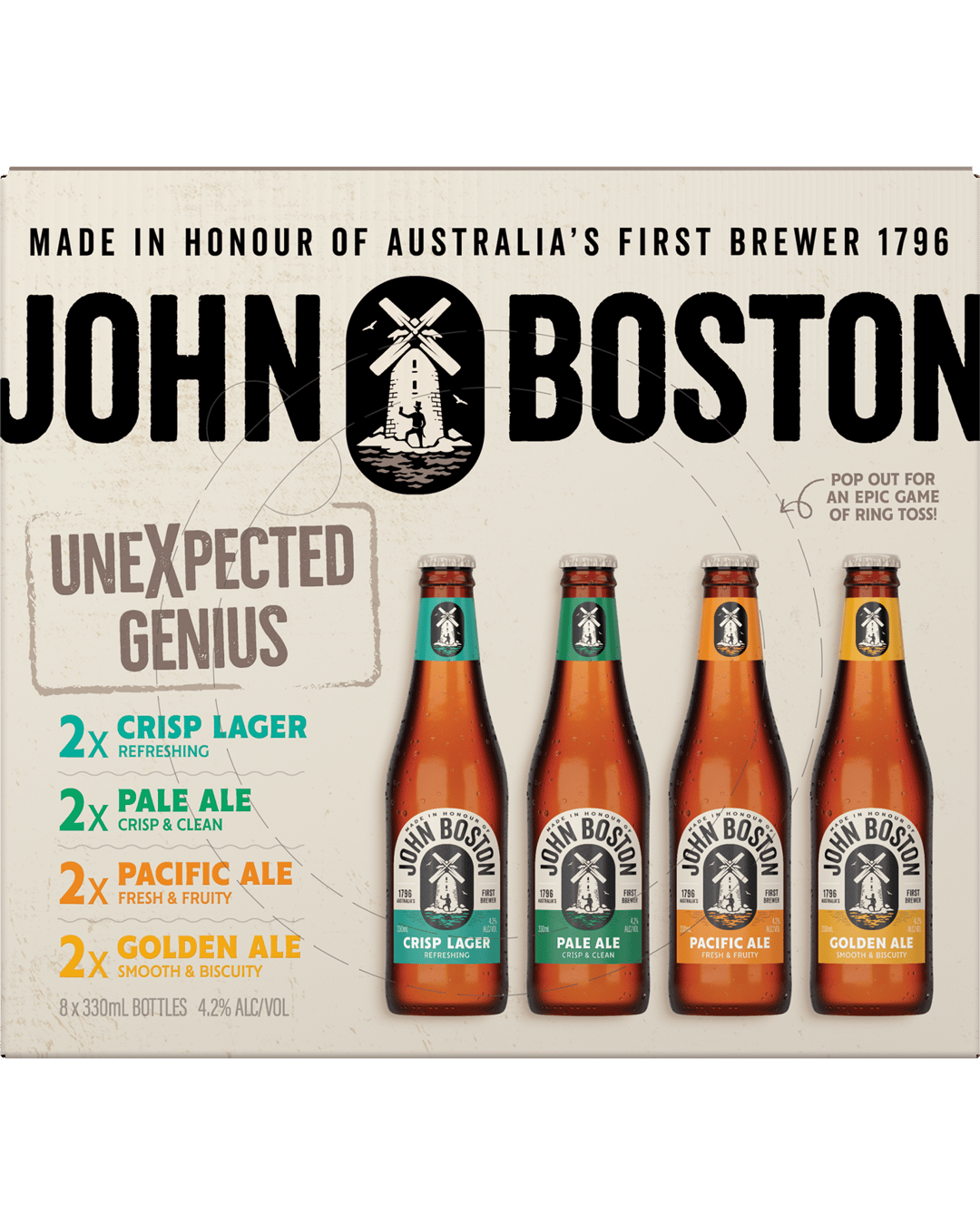 Buy John Boston Pacific Ale Bottle 330ml Online or From Your Nearest Store (at Everyday Low
