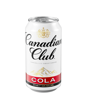 Canadian Club Whisky & Cola 4.8% Cans 375ml  Can