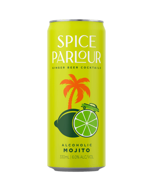 Spice Parlour Ginger Beer Mojito 330ml  Can